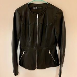 Zara Faux Leather Jacket